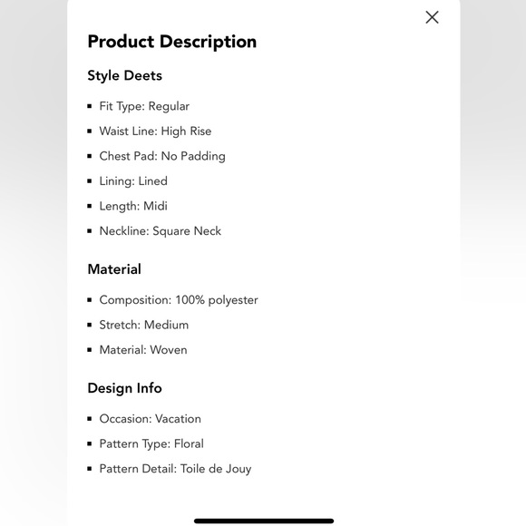 Cider - Blue & White Curve & Plus Toile de Jouy Ruffle Split Midi Dress - Picture 9 of 10